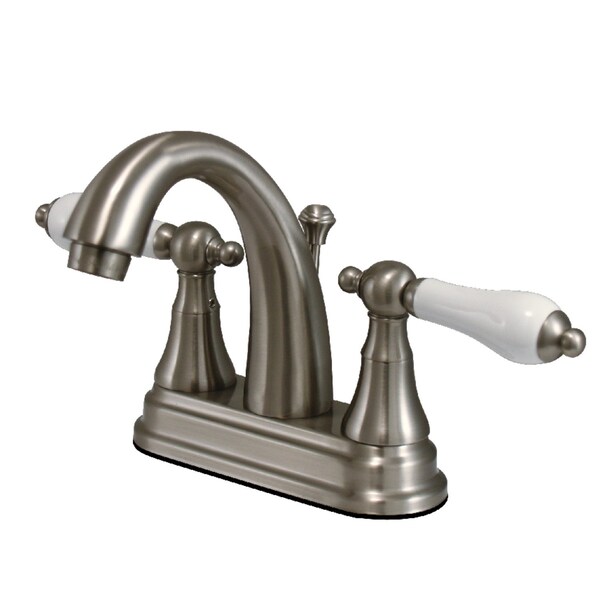 KS7618PL 4" Centerset Bathroom Faucet, Brushed Nickel